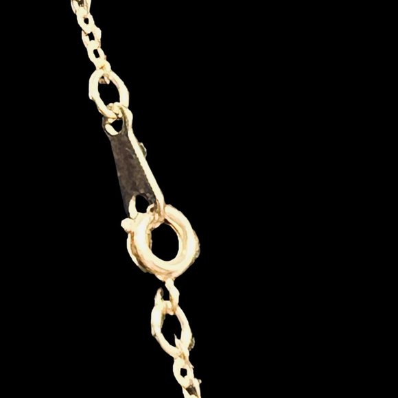 Vintage Avon Gold Tone Cable Chain Mom Necklace (4595) - Picture 5 of 6